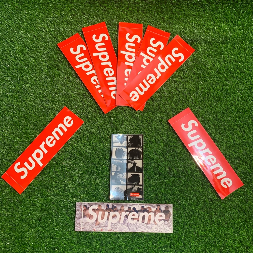 Various Supreme Stickers Bundle
